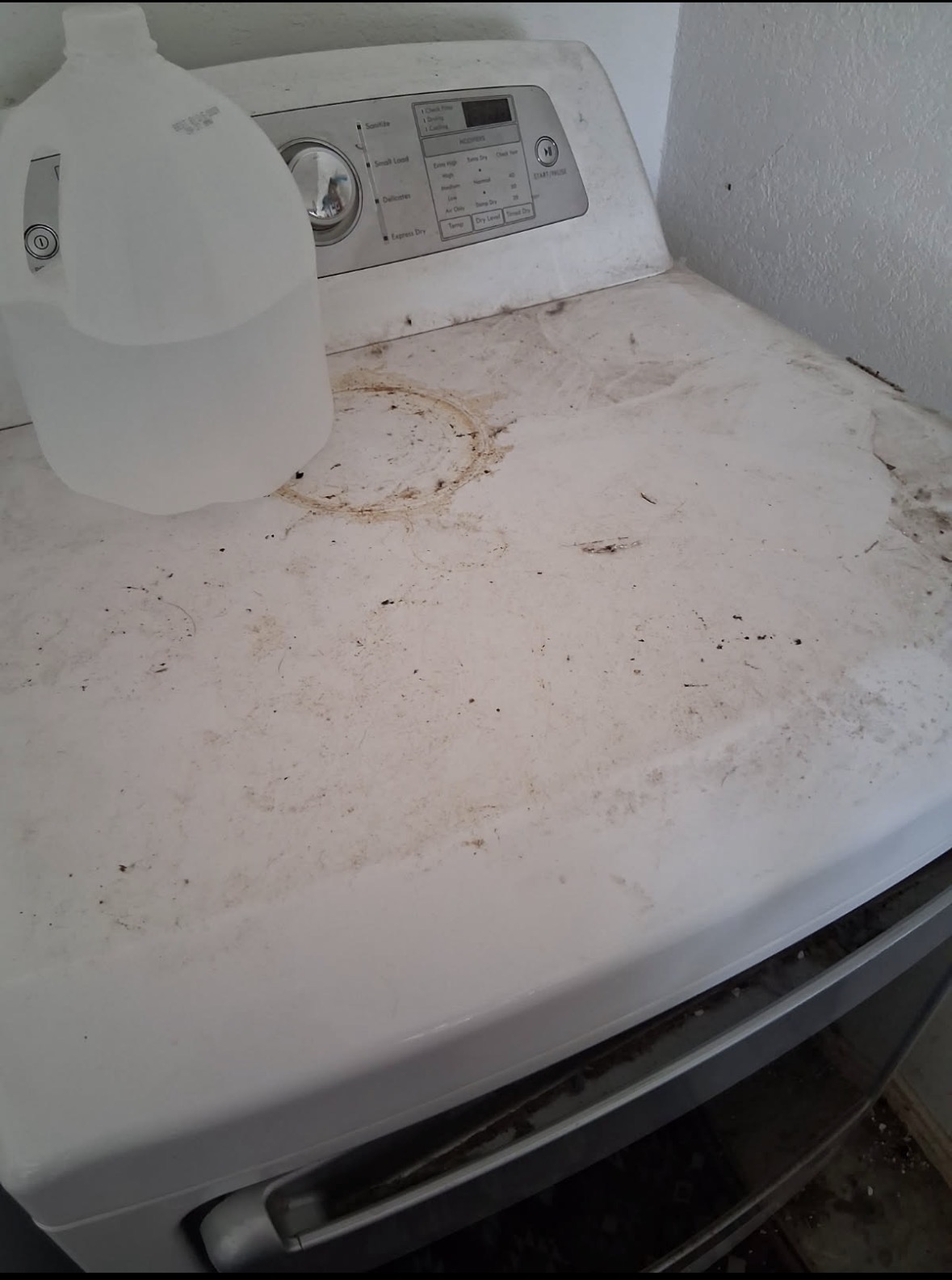 Cleaning before